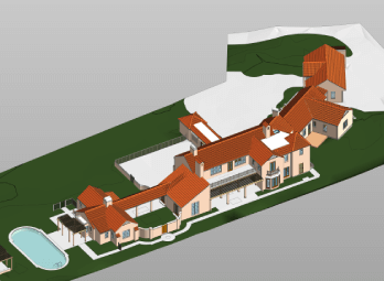 revit bim 3d modelling of 201 lily pond